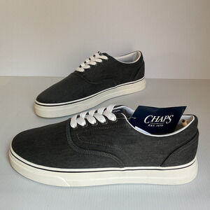 Chaps Men’s  Sneakers  Canvas Charcoal Size 10M New in Box